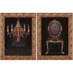  French Elements 34 High 26 Wide Set of 2 Wall Art