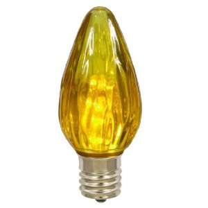  Club Pack of 25 LED Gold F15 Christmas Replacement Bulbs 