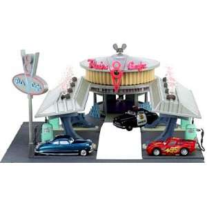  Flos V8 Cafe Play Set from Disney Pixar Cars Toys 