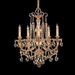  By Crystorama Lighting Etta Collection Olde Brass Finish 