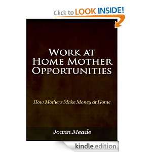 Work at Home Mother Opportunities   How Mothers Make Money at Home 