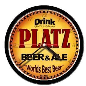  PLATZ beer and ale cerveza wall clock 