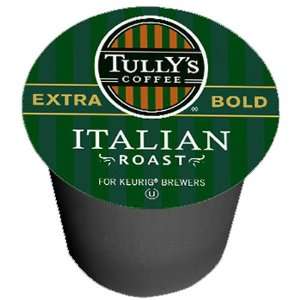 Tullys Italian Roast ~ 18 K Cups  Grocery & Gourmet Food