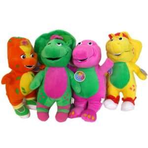  Barney and Friends 4 pcs Large Plush set Toys & Games
