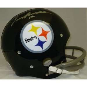 Terry Bradshaw Autographed Helmet   RK Suspension   Autographed NFL 