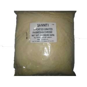 Grated 100% Pure Parmesan   4 bags (5 lb Grocery & Gourmet Food