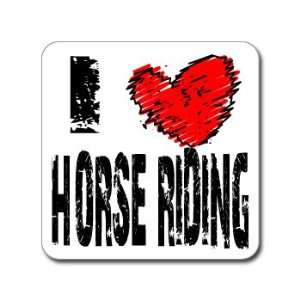  I Love Heart HORSE RIDING   Window Bumper Laptop Sticker 