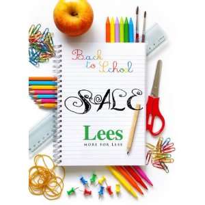  Back To School Sale Supplies Sign