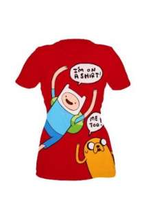  Adventure Time Finn And Jake On A Shirt Girls T Shirt 