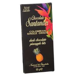 SANTANDER 70% Cocoa Pineapple Bar 10 Count  Grocery 