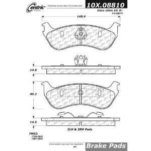  Centric Parts 105.08810 Ceramic Brake Pad Automotive