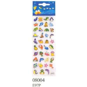    Crystal Sticker   Sea World (2 Sheets) #08004 Toys & Games