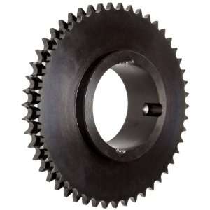  Roller Chain Sprocket, Taper Bushed, Type C Hub, Double Strand, 08B 