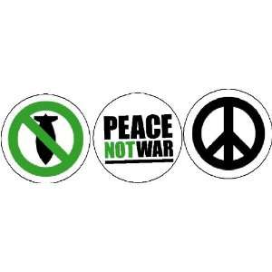   ANTI WAR 1.25 MAGNETS Peace Signs Symbol No Not War 