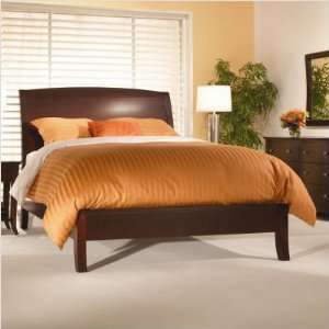  Milano Sleigh Bed in Espresso Size Queen