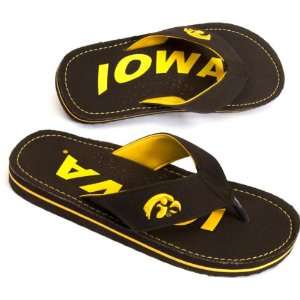  Iowa Hawkeyes Canvas Flip Flops