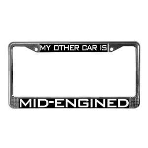  Mid Engined Delorean License Plate Frame by  