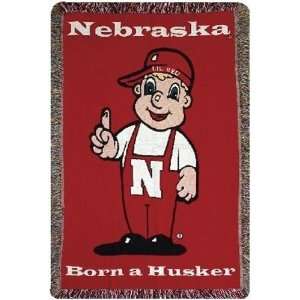  Nebraska Cornhuskers Woven Mini Throw