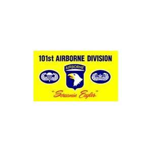   Lot 100 pc Case U.S. Army 101st Airborne Division Emblem Flags 3x5ft