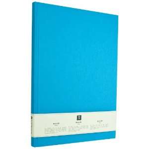   /A4 Size Bound Linen Blank Book, Turquoise (10219)