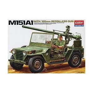  Academy 1/35 M151A1 MUTT w/ 105mm Toys & Games