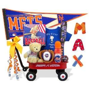  Personalized NY Mets Baseball Radio Flyer Baby Wagon Baby