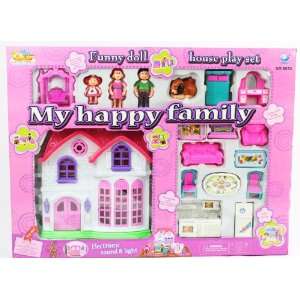  My Happy Family My Dream Home Light up and Music Playset 