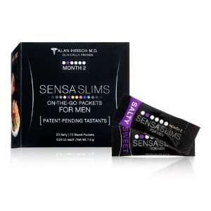  SENSA Slims On The Go Packets for Men   Month 2 30 count 