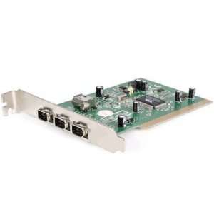   Port Firewire Ilink 1394 Pci Card Supports Hot Swappable Connectivity