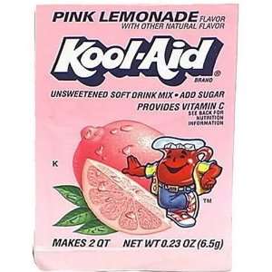 Kool Aid Drink Mix, Pink Lemonade (Pack of 48)  Grocery 