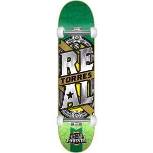  Real Torres Topshelf Premium Complete Skateboard   8.06 W 