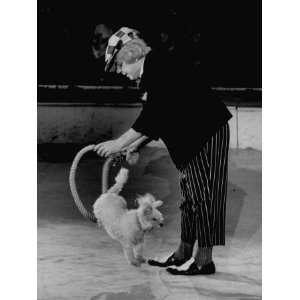  Soviet One Man Band Clown with Performing Poodle in 