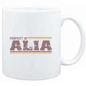  Mug White  Property of Alia   Vintage  Female Names 