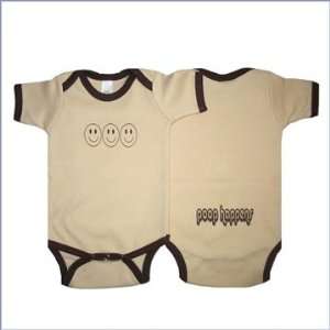  Poop Happens Baby Ringer Bodysuit (SizePlease Select 