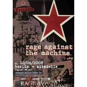 Rage against the Machine   Evil Empire 2008   CONCERT   POSTER from 