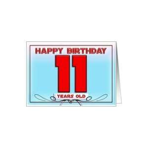  Happy Birthday 11 years old Card Toys & Games