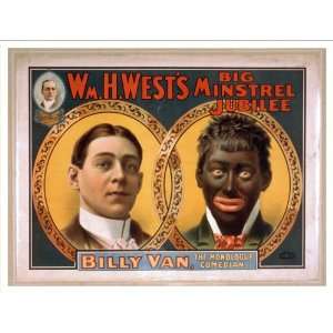   Theater Poster (M), Wm H Wests Big Minstrel Jubilee