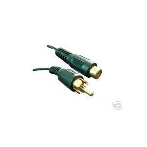  12FT,1 RCA Male / 1 RCA Female, A / V Cable Gold Plated 34 