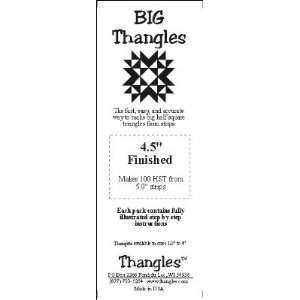 NT826 Big Thangles 4.5 Inch Finished Squares Arts, Crafts 