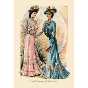    Vintage Art Dainty Gowns for Early Summer   13421 6