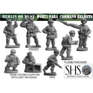    British Para Command (Flamethrower and Piat) Helmets Toys & Games