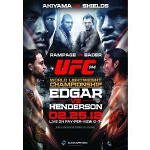  UFC 144 Japan Edgar vs. Henderson Poster 