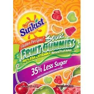 Sunkist Sour Gummies Peg Pack   12 Pack Grocery & Gourmet Food