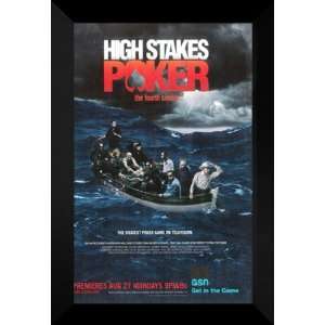 High Stakes Poker 27x40 FRAMED TV Poster   Style A 2007 