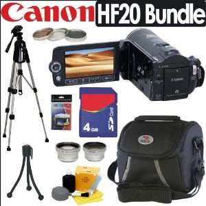  Canon Vixia HF20 HD 32GB 15X Optical Zoom Dual Flash 