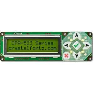  Crystalfontz CFA533 YYH KC 16x2 character LCD display 