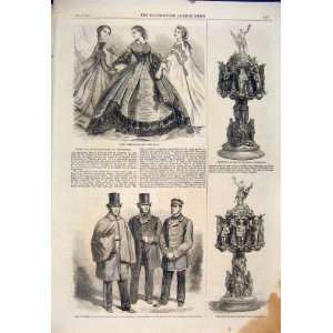   Paris Fashion Vincennes Prize Mail Guards Uniform 1860