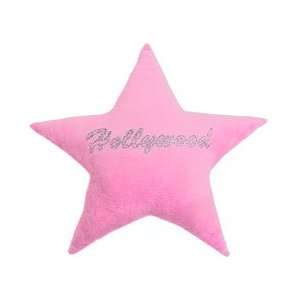  Hollywood Star Studded Plush Pillow   Pink Everything 