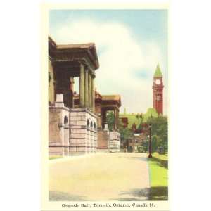  1940s Vintage Postcard Osgoode Hall Toronto Ontario Canada 