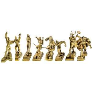  Marvel San Diego Comic Con 2011   Gold Resin Figures 